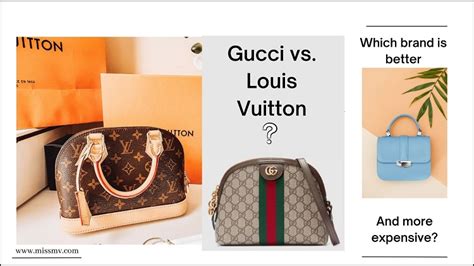 gucci or louis vuitton more expensive|Gucci vs Louis Vuitton bags.